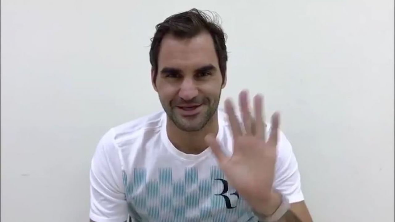 Federer felicita a Nadal por el primer aniversario de su Academia
